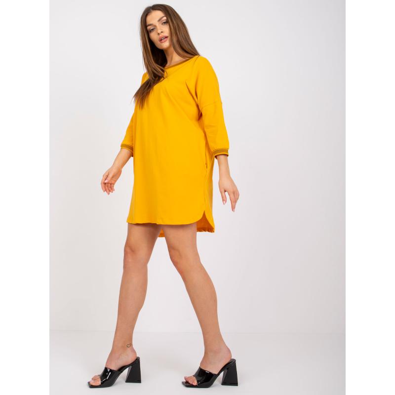 Dámské šaty Nova RUE PARIS zářivě oranžové  