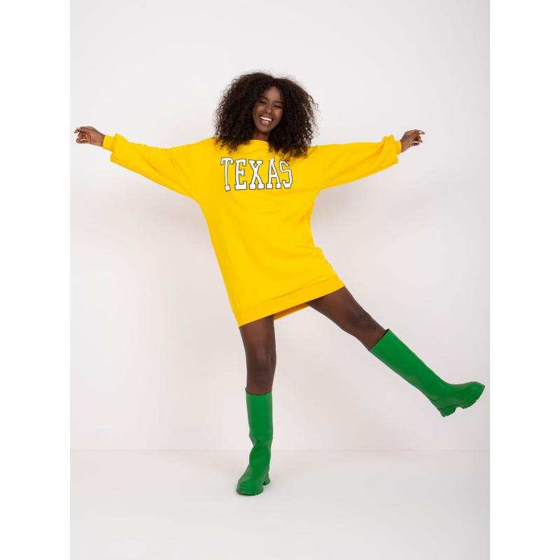 Dámská mikina s potiskem POPPY žlutá 