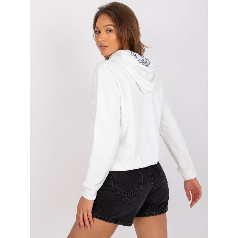 Női kenguru pulóver PALENCIA ekrü színben