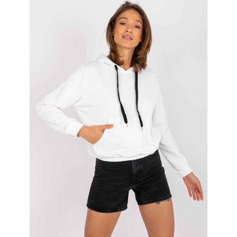 Női kenguru pulóver PALENCIA ekrü színben