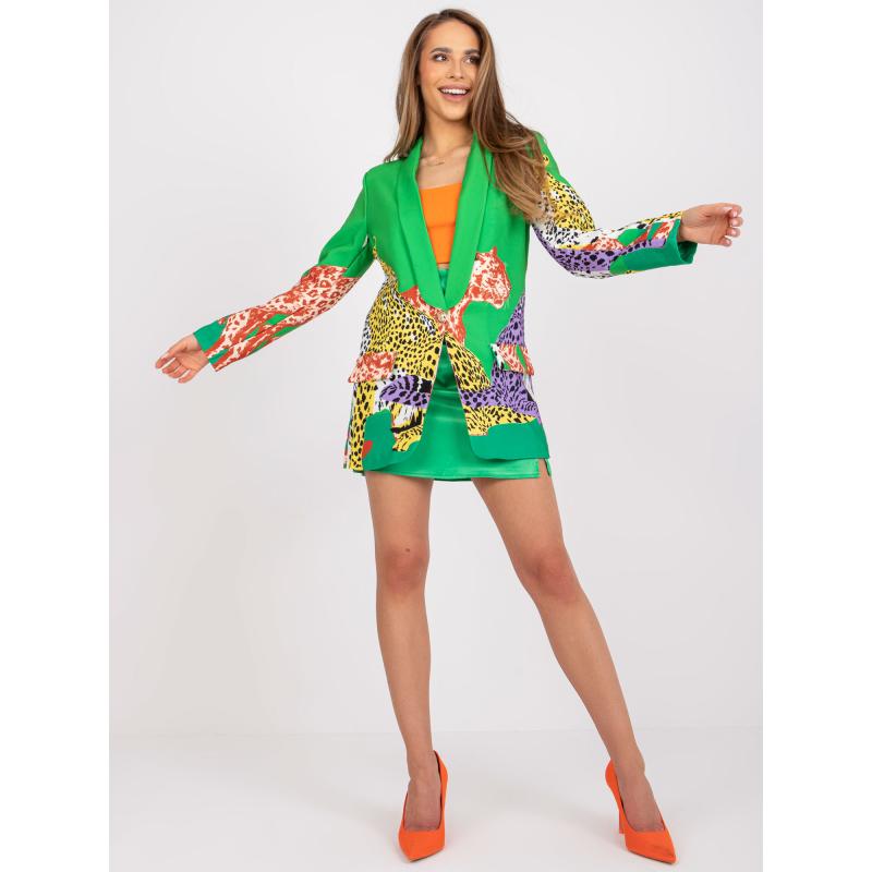 Dámské sako s potiskem YVONNE zelené 