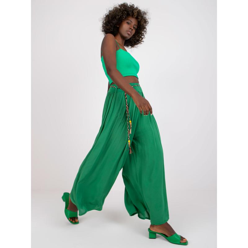Női palazzo nadrág Surie OCH BELLA zöld