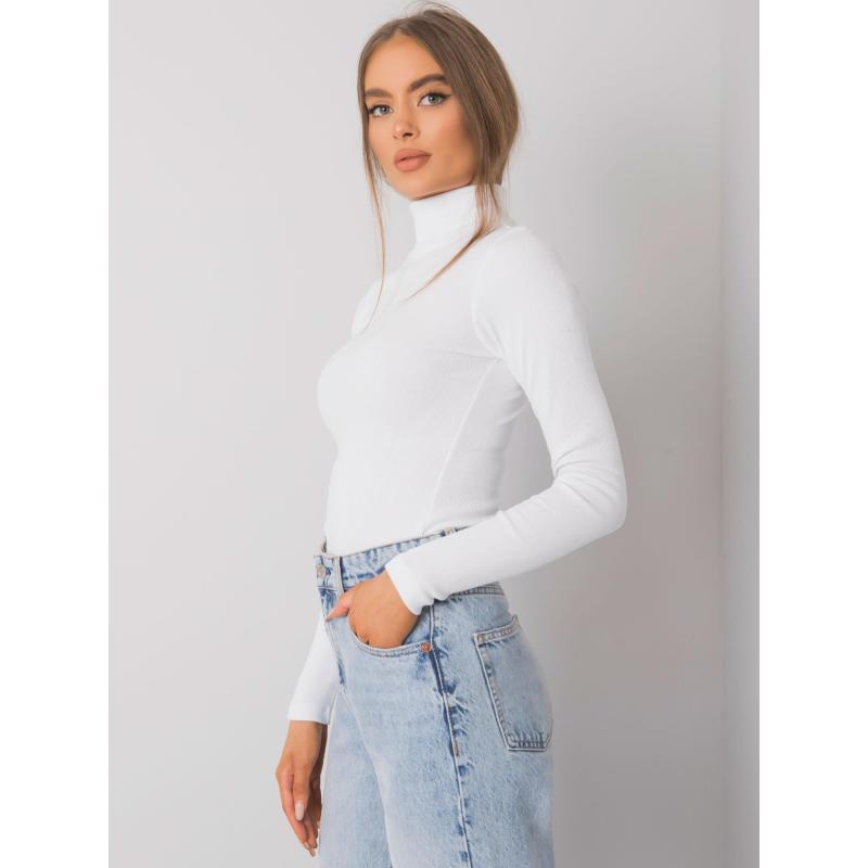 Dámská halenka s rolákem a pruhy Elisee RUE PARIS bílá 