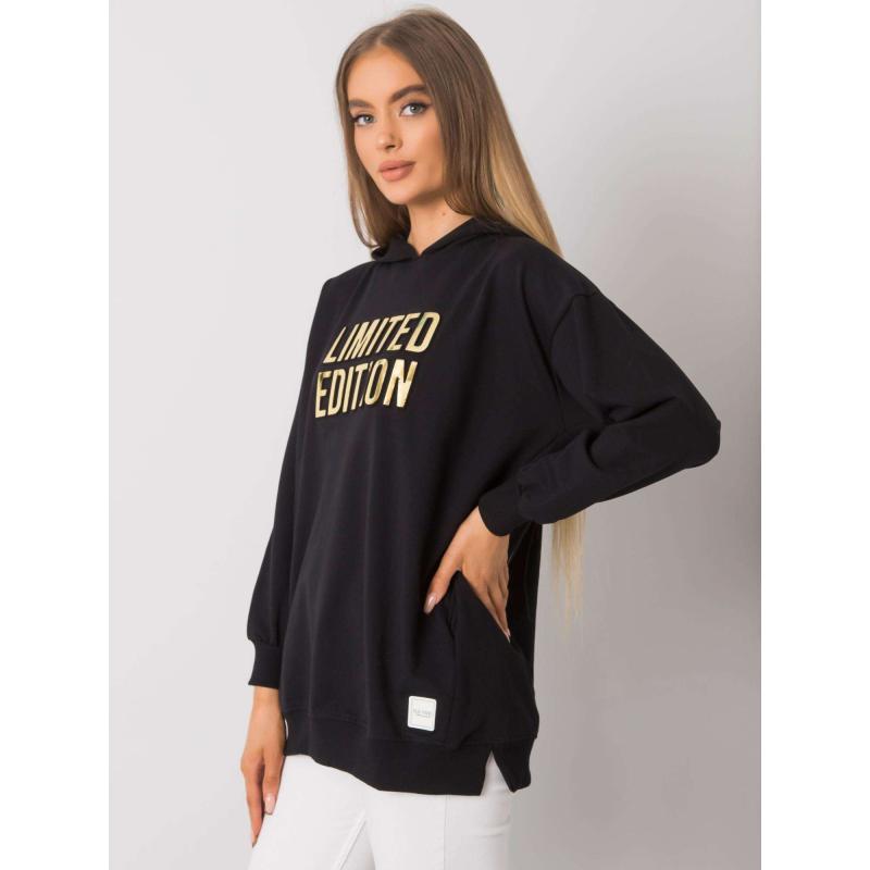 Dámská mikina s kapucí Clothilde RUE PARIS černá 