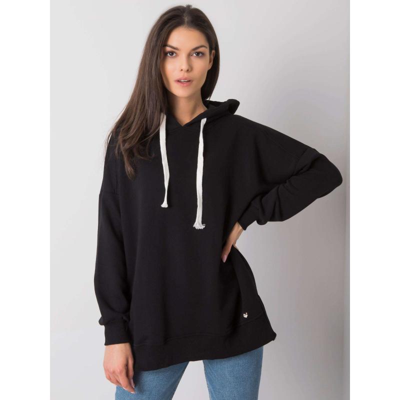 Dámská mikina s kapucí CLEVELAND černá