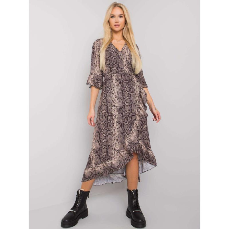 Dámské šaty Marinette OCH BELLA černo-béžové  