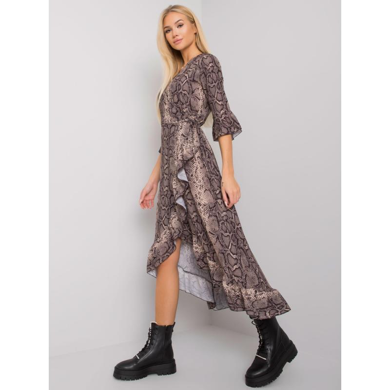 Dámské šaty Marinette OCH BELLA černo-béžové  