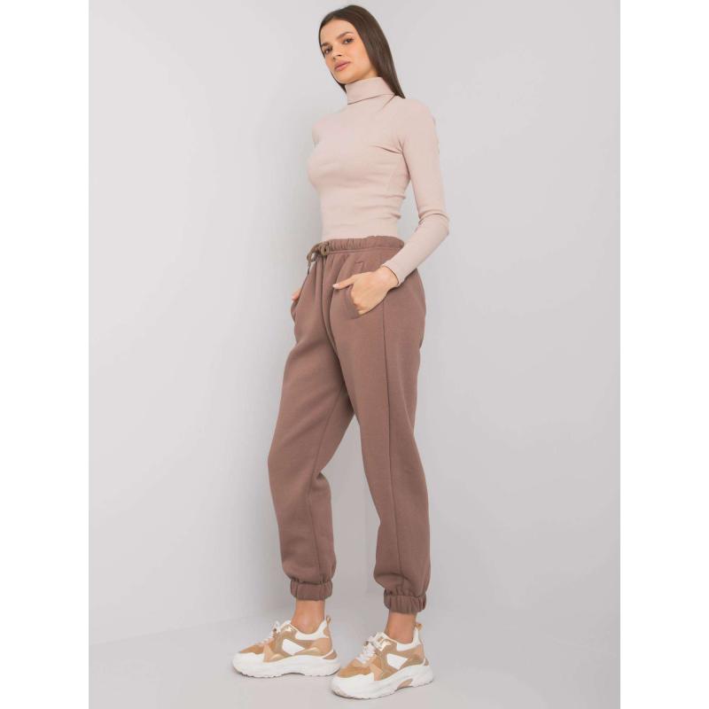 Dámské tepláky Esher RUE PARIS hnědé 