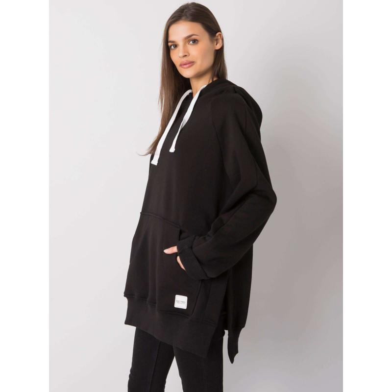 Dámska klokanka s kapucňou Arno RUE PARIS black