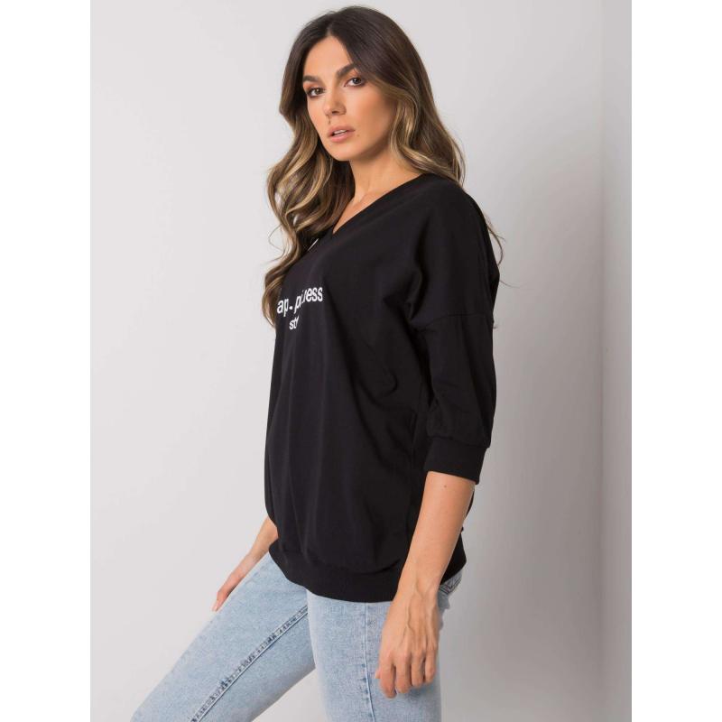 Dámská mikina s nápisem Jolanda RUE PARIS černá 