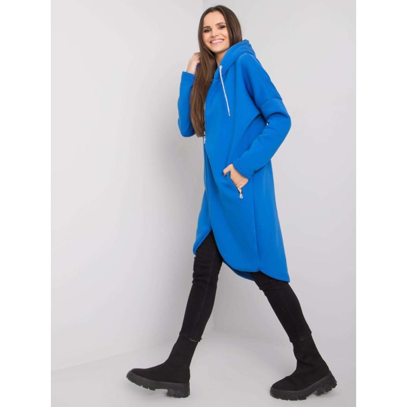 Női hosszú pulóver TABBY sötétkék