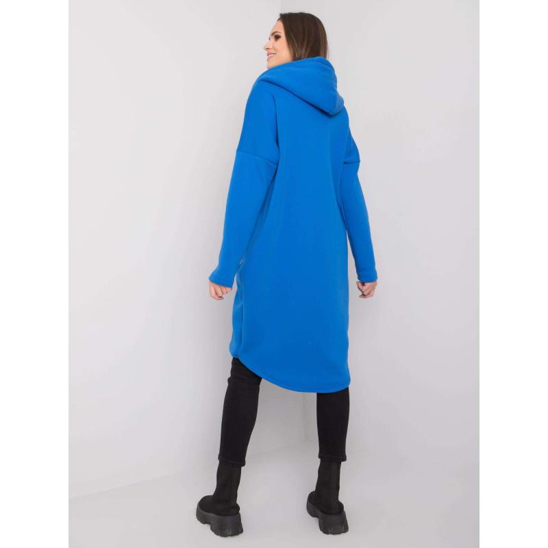 Női hosszú pulóver TABBY sötétkék