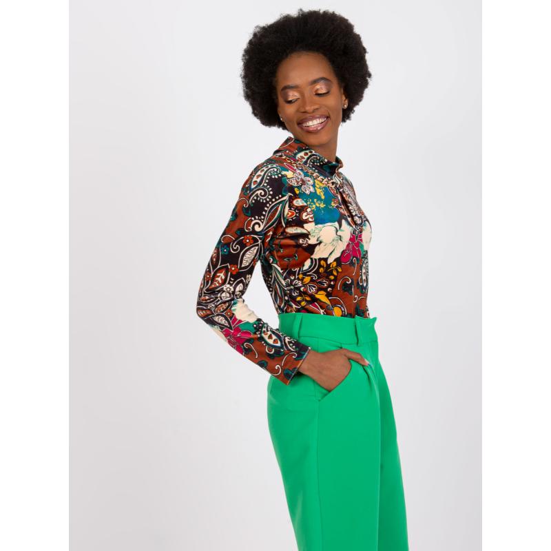 Dámská halenka BOLOGNA hnědá 