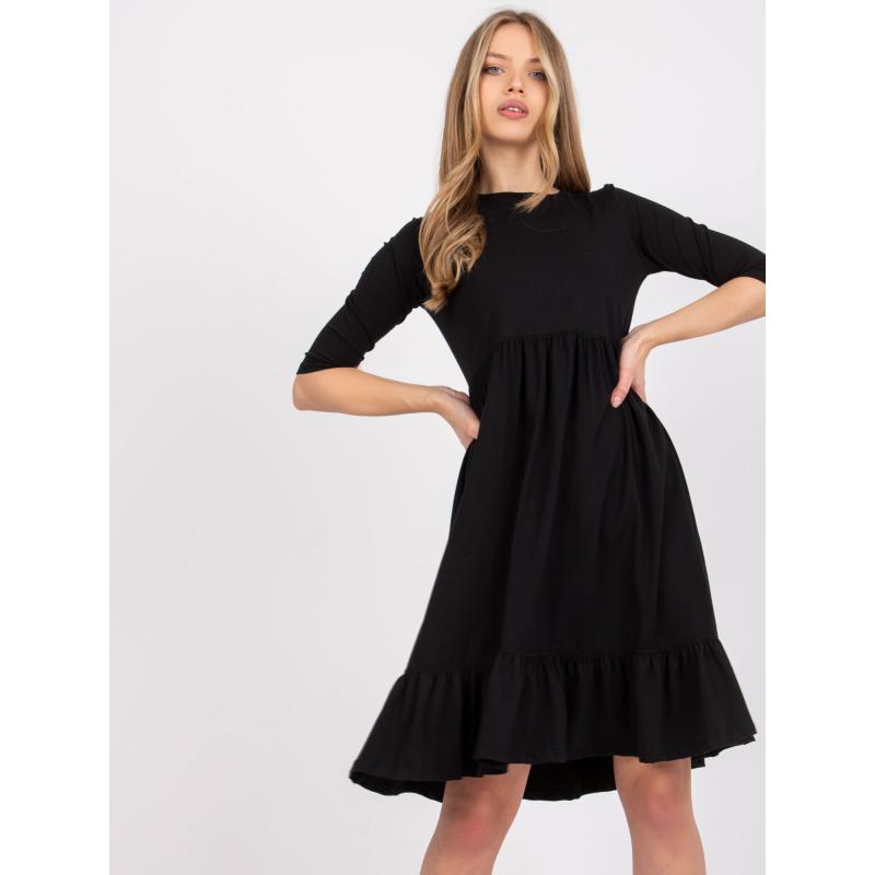 Női fodros ruha Surrey RUE PARIS RUE PARIS fekete