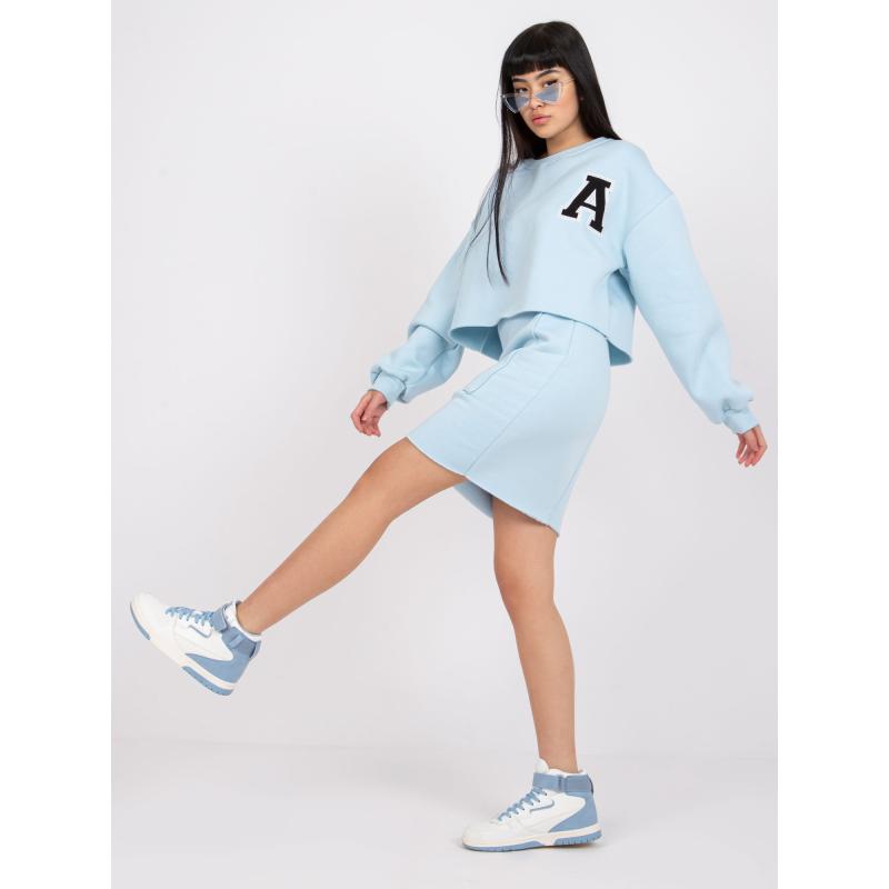 Dámská souprava se sukní BRIXEN světle modrá 