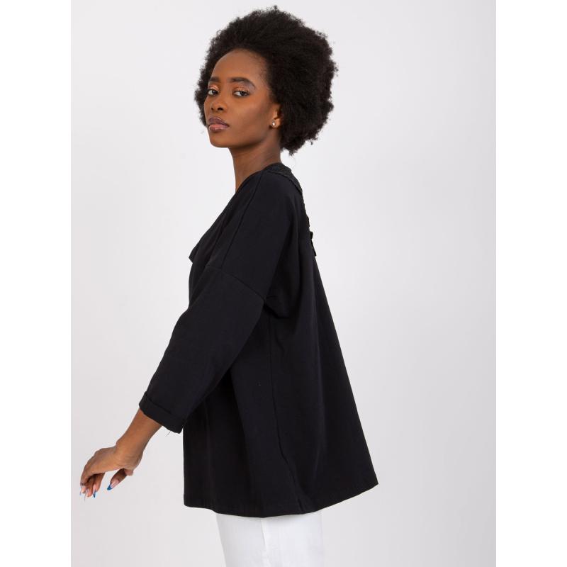 Dámská halenka Sylvie RUE PARIS černá 