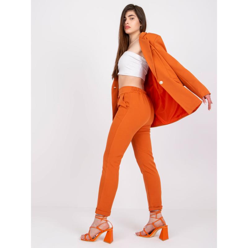 Női kabát béléssel VERACRUZ narancs színben