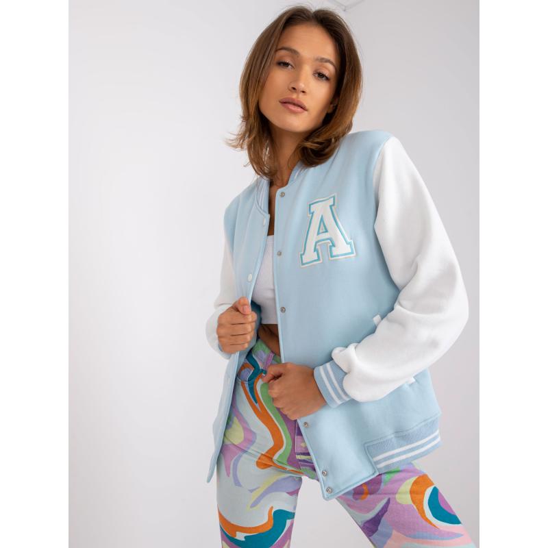 Dámská mikina bomber PALAMA světle modrá 