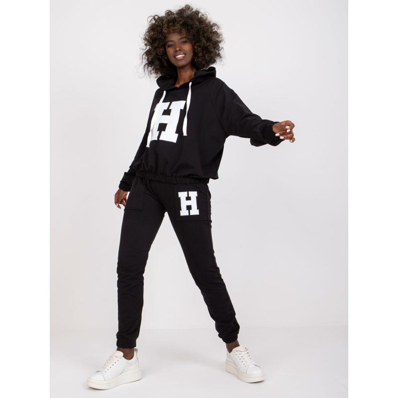 Női kapucnis szett NATELA fekete