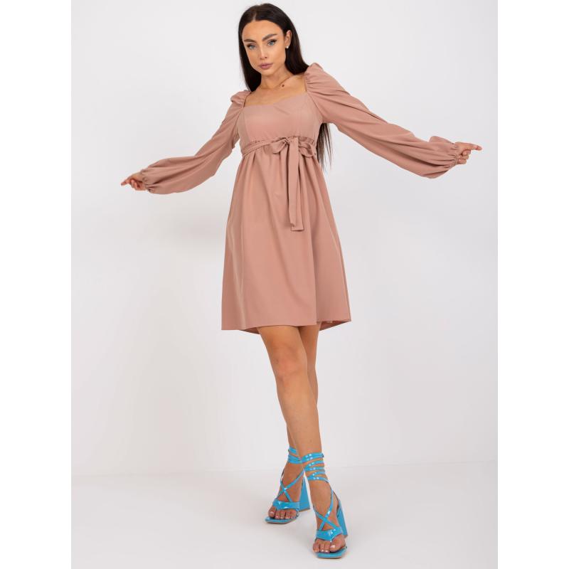 Dámske koktailové mini šaty JILLIE béžové