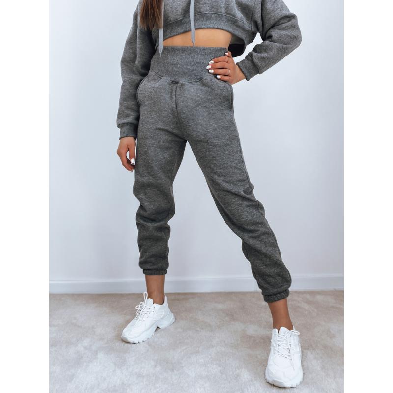 Dámska tepláková súprava SERINE, tmavo šedá