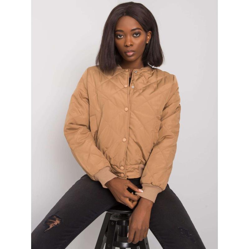 Dámská bunda prošívaná SHERISE tmavě béžová  