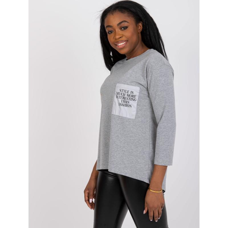 Női hétköznapi ALLDAY blúz szürke