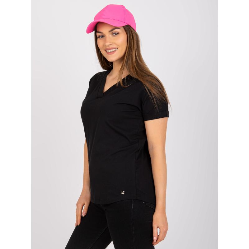 Dámské tričko s kulatým výstřihem SEVERINE černé 