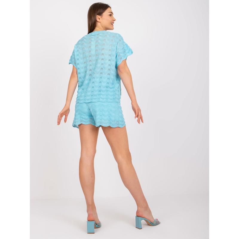 Dámská souprava s krátkými rukávy SHORTY modrá 
