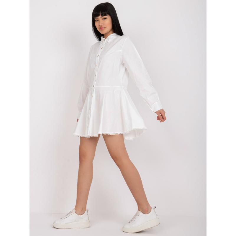 Női hosszú ujjú EMYSER ruha fehér