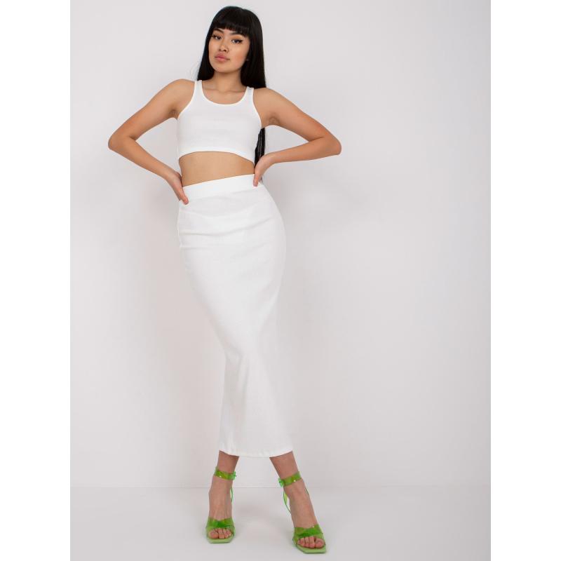 Női szett csíkos RUE PARIS ecru