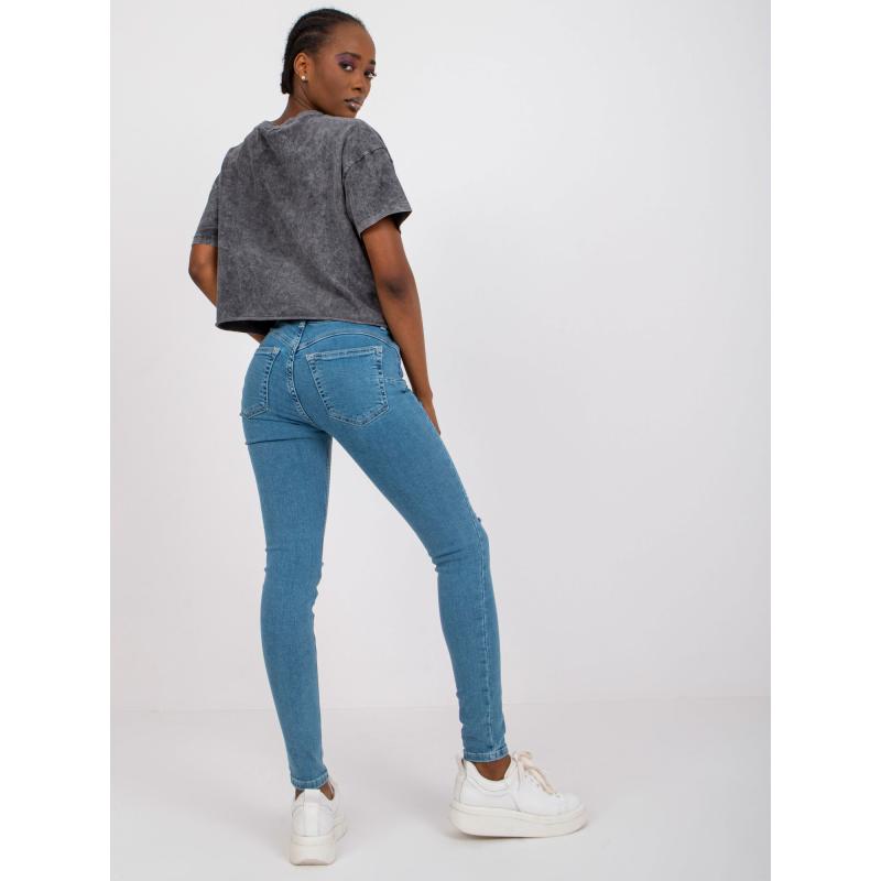 Női farmernadrág RUE PARIS kék