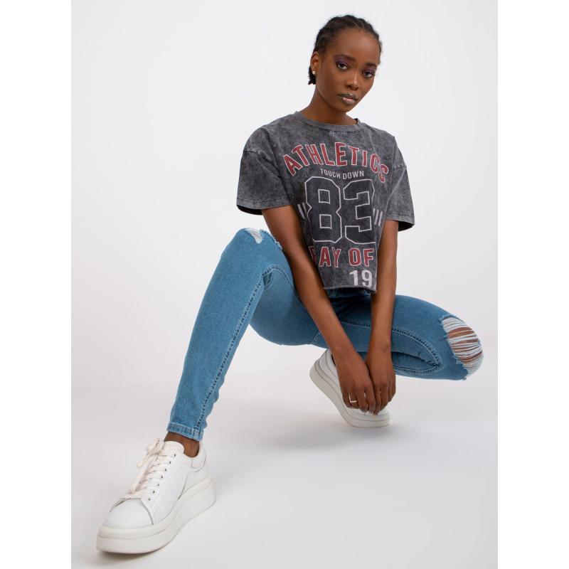 Női farmernadrág RUE PARIS kék