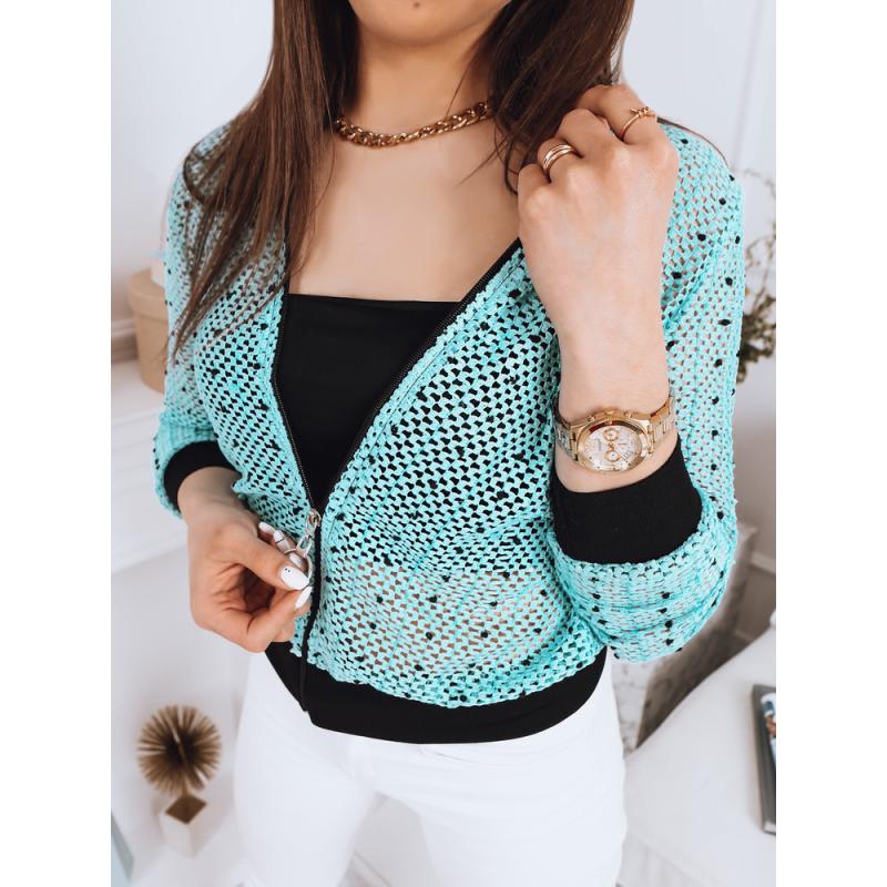 Dámska bunda bomber NANES modrá