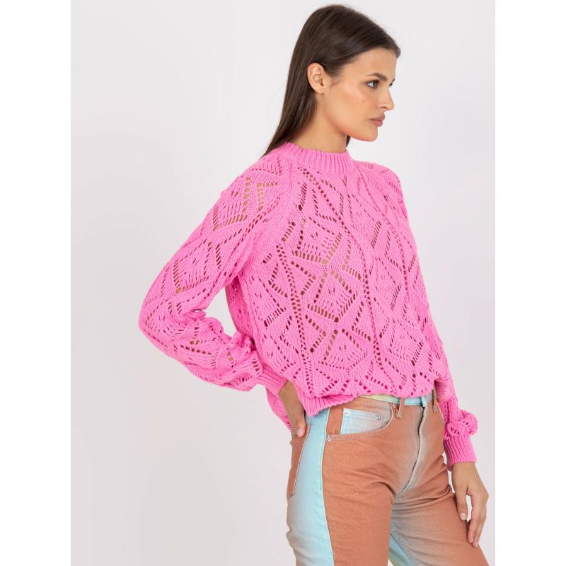 Dámský svetr RUE PARIS růžový 