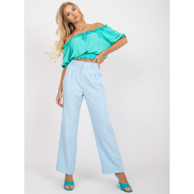 Női öltönynadrág RUE PARIS kék