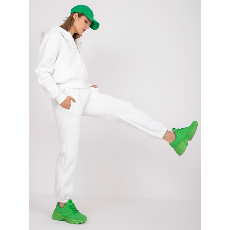 Dámská souprava tepláková s kapsami IRENE bílá  