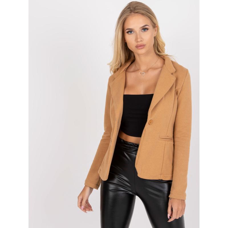 Dámské sako s dlouhým rukávem DESIRE hnědá