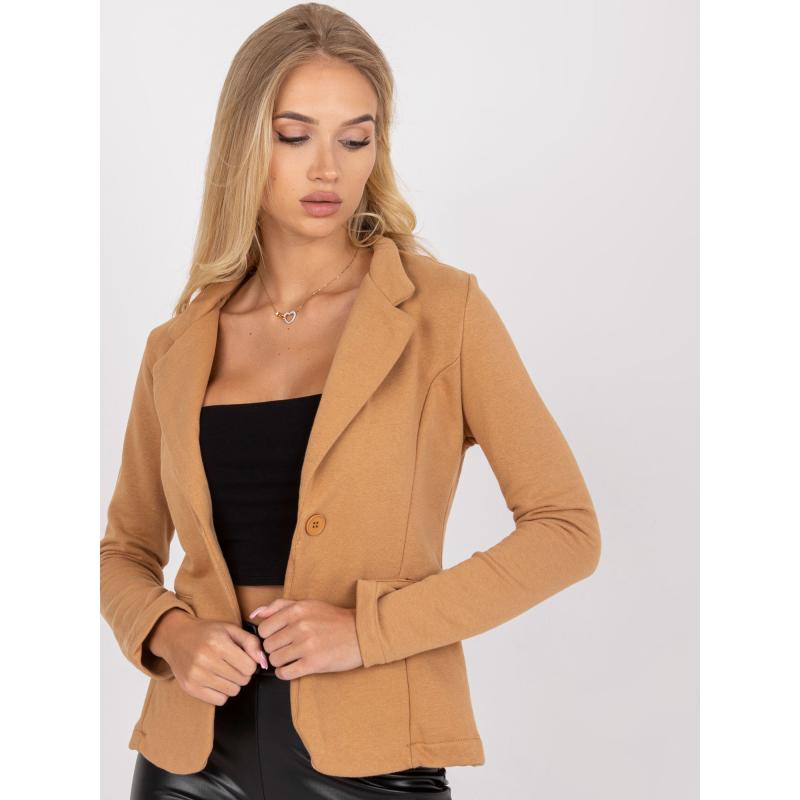 Dámské sako s dlouhým rukávem DESIRE hnědá