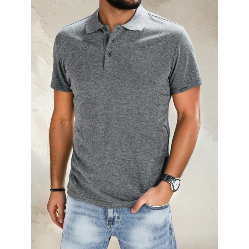 Pánska polokošeľa INA tmavo šedá