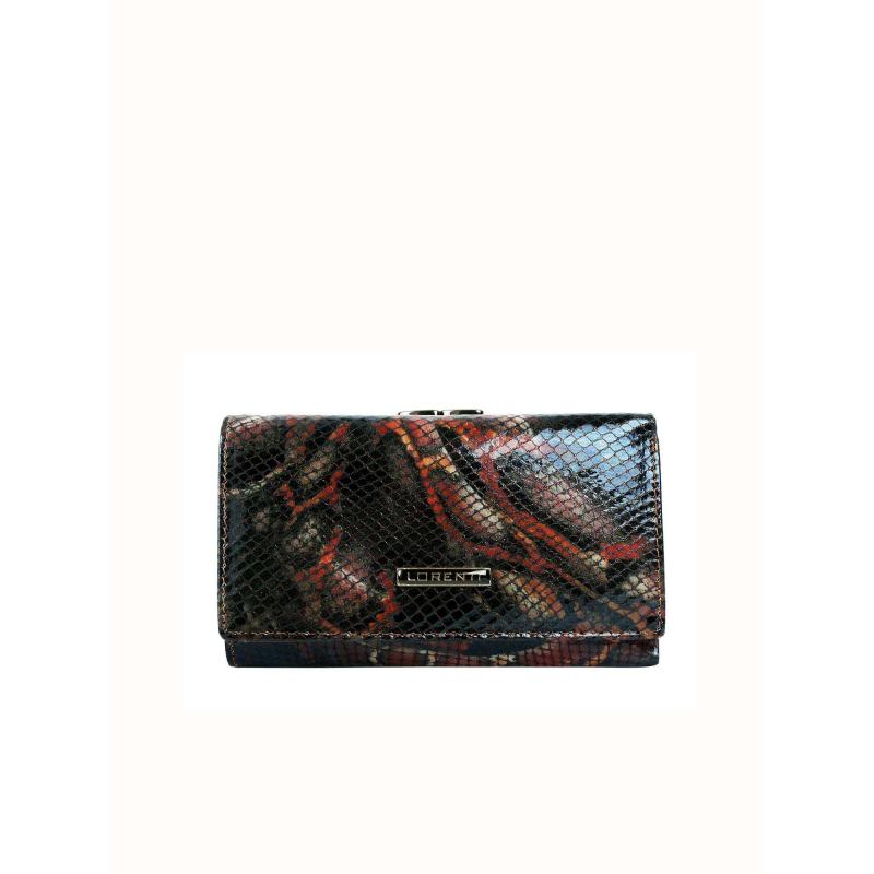 Dámska kožená peňaženka FIRTH čierna červená