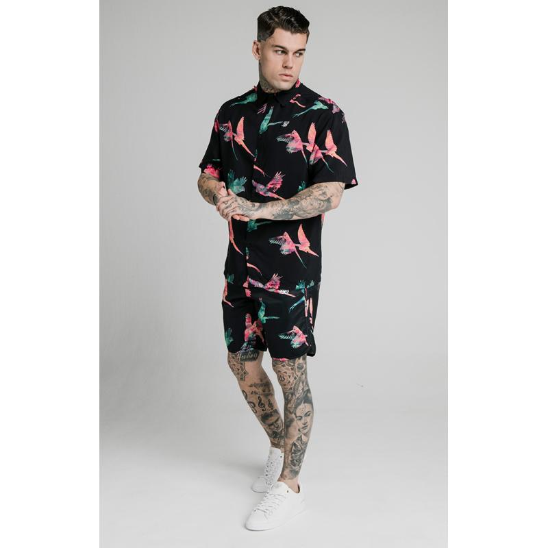 SIKSILK SHIRT RESORT COLLAR HIGH