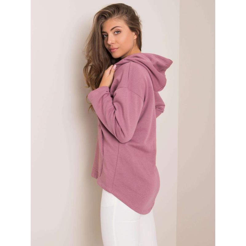 Női pulóver HATTIE sötét rózsaszínű