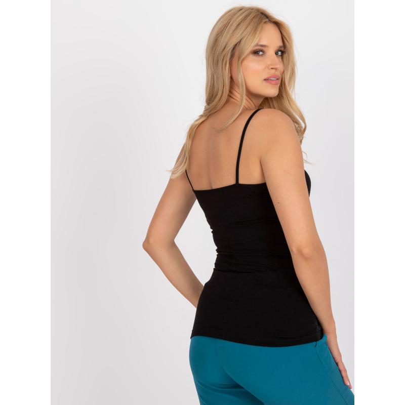 Dámský top s ramínky bavlněný STILL černý 