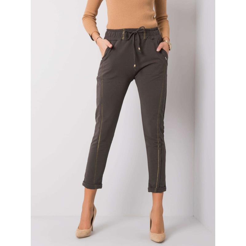 Dámske tepláky RIVIERA dark khaki