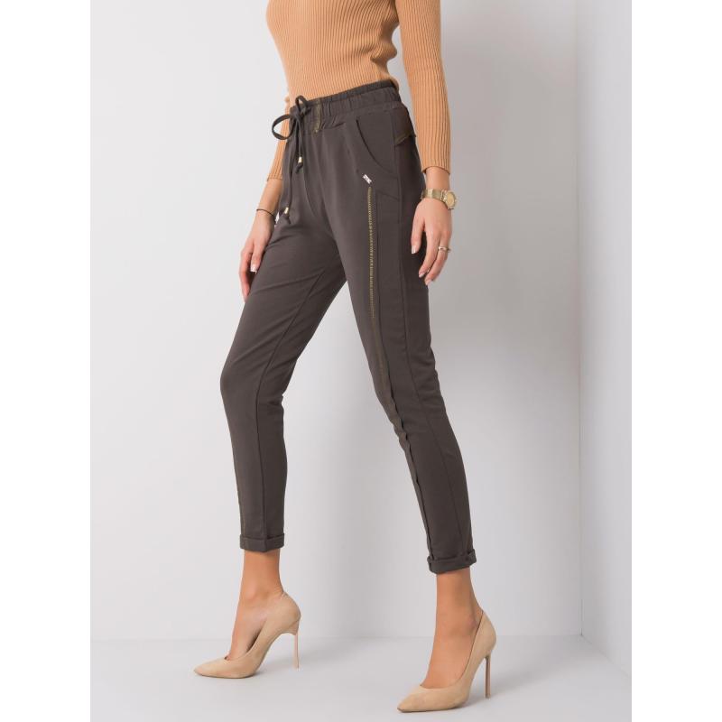 Dámske tepláky RIVIERA dark khaki