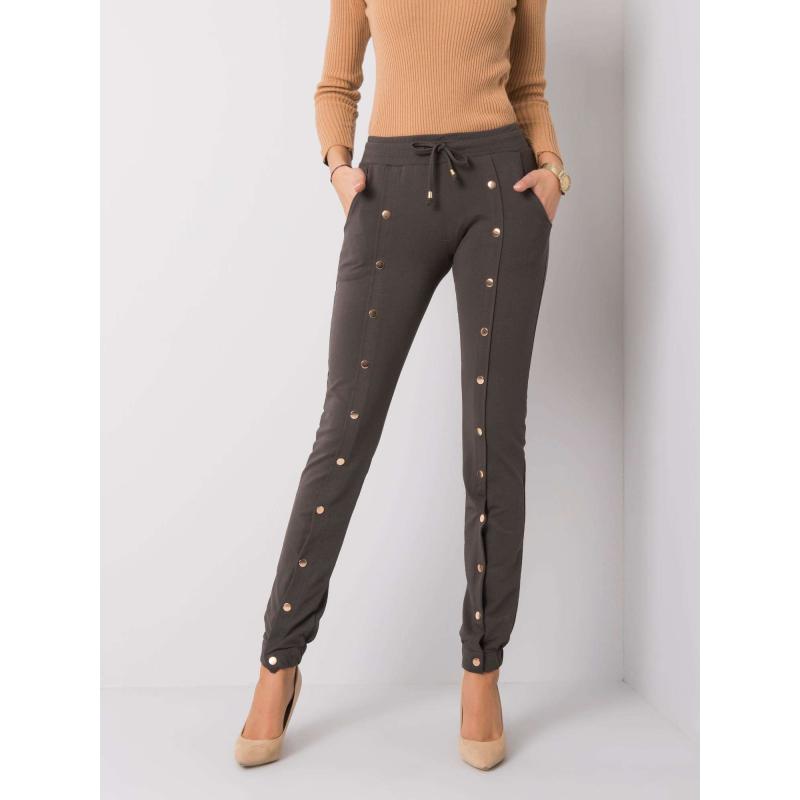 Női melegítőnadrág LIMMA sötét khaki színű