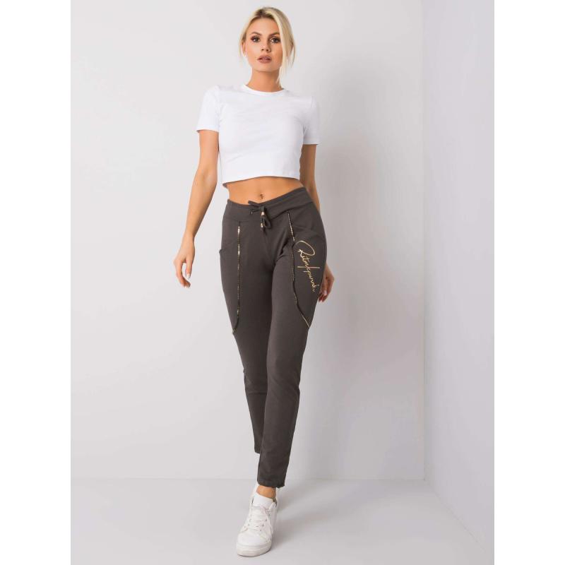 Dámske tepláky MAURA dark khaki