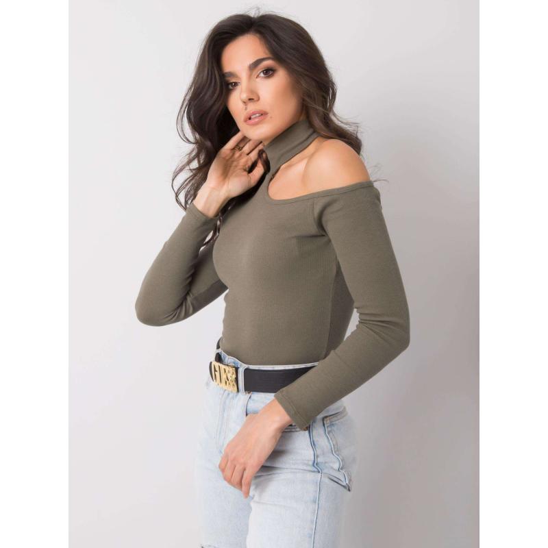 Női blúz Aubrey OCH BELLA khaki