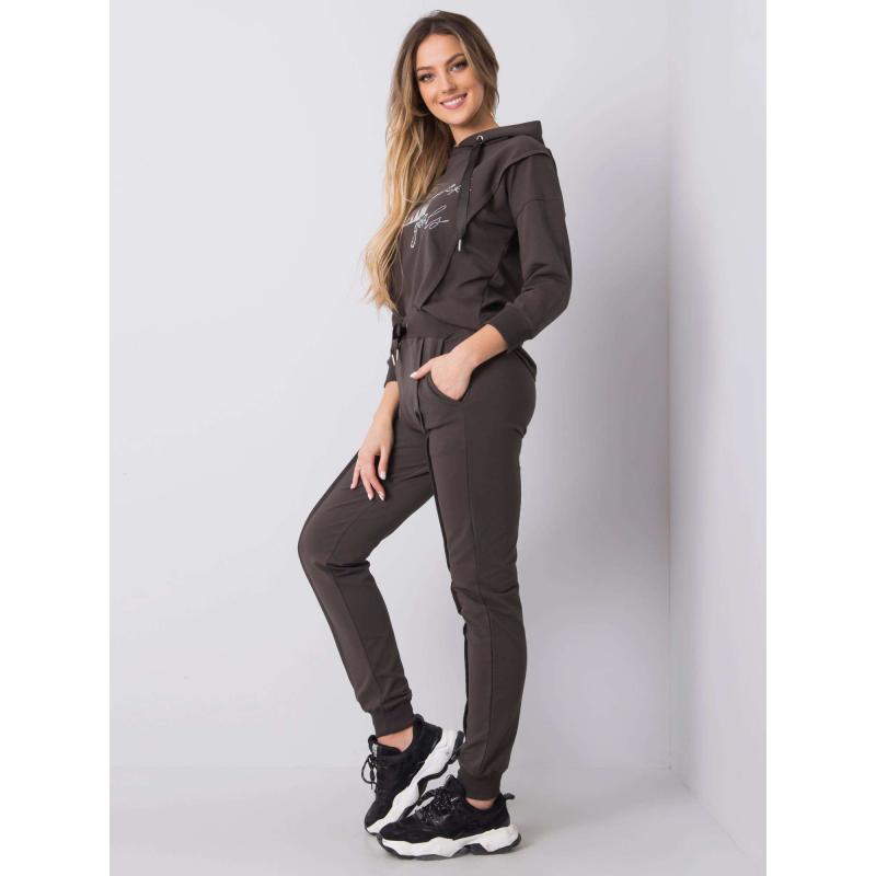 Női szett CHARIS sötét khaki színű